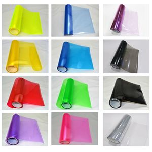 Wholesale vehicle colors for sale - Group buy Durable Stretchable Self Adhesive Vehicle Headlight Tail Lights Sticker Fog Lights Tint Vinyl Film Easy Removed x10m Roll colors