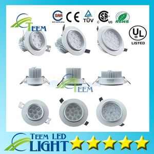 CE RoHS 디 밍이 가능한 천장 조명 12W 24W 36W Led 개조 트림 램프 down downlight 스포트 라이트 110-240V Led Down Lighting + Driver 50