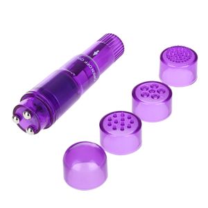 -G-spot Vibradores Material Seguro TPU Dildo Vibrador Massageador Produtos para Adultos Mulheres Masturbação Quatro Cabeças Sex Toys para Mulheres 19% q1108