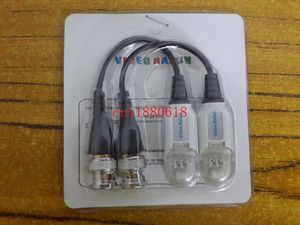 100 sztuk / partia (50 par) Darmowa Wysyłka Pojedynczy Kanał Pasywny Video Balun Waterproof UTP Transceiver BNC Kabel męski