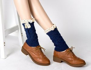 2016 button Lace Boot Cuffs knit boot topper lace trim faux legwarmers - lace cuff - shark tank leg warmers 6 colors #3992
