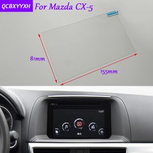 Car Styling Pellicola protettiva in vetro per schermo di navigazione GPS da 7 pollici per Mazda CX-5 Accessori auto Controllo dello schermo LCD