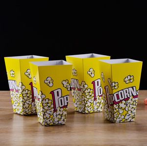Scatole per popcorn di carta per mini party sicure per alimenti Borse per bomboniere per matrimoni Forniture per feste di film di compleanno