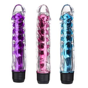 Partihandel dildos vibrator sexleksaker multi-hastighet tagg super dildo vattentät g spot vibratorer säkra produkter