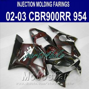 ホンダCBR900 RR Fairings 954 02 03 CBR 954RR BodyWork CBR900RR 2002 2003 2003 Red Black Fairings HS5のための射出成形フェアリングキット