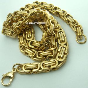 n295-Gold tone 55cm/70cm Length Men Women Solid Heavy Necklace Chain