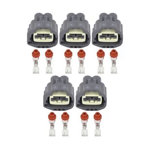 5 set Connettore impermeabile per autoveicoli Connettore per autoveicoli con morsettiera DJ70258-6.3-21