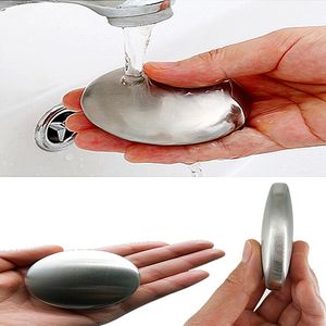 Circle Stainless Steel Soap Magic Eliminating Odor Smell Cleaning Kitchen Bar Hand Chef odour Remover With Box Packaging Free Shipping