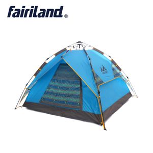 Outdoor tent fast open 3-4 person Ultralight Quick automatic pop up waterproof windproof camping tent double layer outdoor equipment shelter
