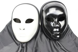 Yeni Volto maske Yeni Cadılar Bayramı maskeleri Fantezi şenlikli ve parti malzemeleri Kapaklı tam yüz beyaz siyah plastik Bırak nakliye sıcak satış