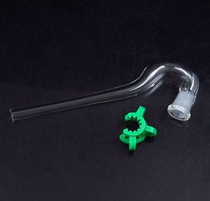 Bocal com clipe de fixação de vidro J-Hook Adaptador Adaptador Estilo criativo j ganchos tamanho da junta do tubo de vidro 14 mm 19 mm fêmea