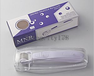 strumento per il trucco cosmetico dermaroller MNR derma roller con 600 aghi, rullo microneedle testa intercambiabile da 0,25 mm a 2,5 mm