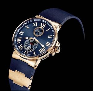 Top Sälj Gratis Frakt Men Mode Style Casual Klockor, Mens Automatisk Blå Ring Armbandsur UN1