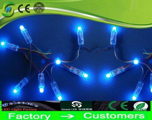 Newest 100pcs ! Advertising Decoration 12mm WS2811 Full Color Pixel LED Module Light Waterproof IP68 DC5V