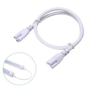 T8 Extension Cord Holder, T5 LED Tube Wire, 1ft 2ft 3ft 4ft 5ft 6ft wire connector For Shop Light, Power Cable With US Plug