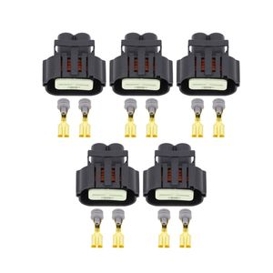 5 set di connettori per auto femmina a 2 pin Connettore automobilistico con morsettiera DJY7021-6.3-21