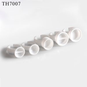 100pcs/lot Pigment Rings Tattooing Ink Cups Makeup Ring Holder set Permanent Microblading Makeup Kit Tools