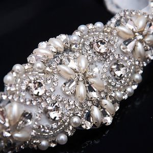 Hot selling faixas bonitas para casamento cristal strass frisado cinto nupcial faixas adequadas para vestidos de baile de baile acessórios nupciais