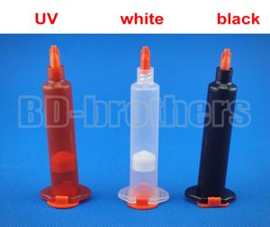 Amber Syringe Barris 5CC Âmbar / Preto / Transparente / UV Bloco Cartucho 500 pçs / lote