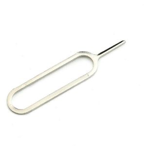 Wholesale 3000Pcs/lot New Sim Card pin For IPhone 7 6 5 4 Cell Phone Tool Tray Holder Eject Pin Metal