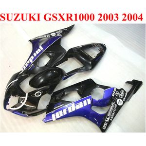 Motocykl Dźwięki dla Suzuki GSXR 1000 K3 K4 2003 2004 Blue Black GSXR1000 03 04 ABS Zestaw Forel BP7