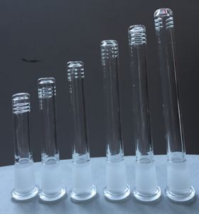 Handcraft Glass 14mm-18mm Hookahs Downstem Slit Diffuser Flush Top Female Down Stem Reducer Downstems for Water Pipes Bongs Dab Rigs