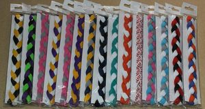 2015 новый! Новый 3 веревки плетеный оголовье 3 плетение плетеные стрейч оголовье мини-повязки