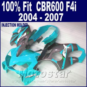 ABS Injection molding for HONDA CBR 600 F4i fairings 2004 2005 2006 2007 fairing kits 04 05 06 07 cbr600 f4i +7Gifts QEQW