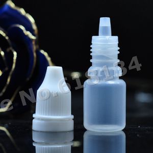 Flacone contagocce in plastica liquida LDPE e da 5 ml all'ingrosso da 6000 pezzi / lotto con tappo a prova di manomissione