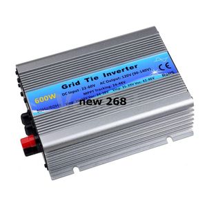 Inverter Solar Inverter 600W, DC22V-60V a AC120V (90-140VAC), inverter a onda sinusoidale pura, 50Hz / 60Hz (controllo automatico) CE