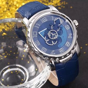 Горячие продажи высокое качество мужские часы для мужчин часы с кожаным ремешком механические автоматические мужские наручные часы 016