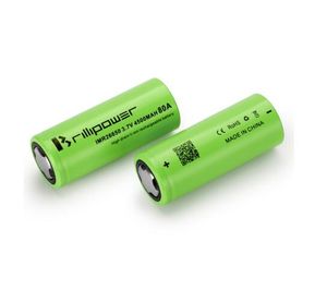 Bateria 3,7 V venda por atacado-Qualidade superior Brillipower mah A v g IMR26650 Bateria de célula Eletrônica Bateria Recarregável para Li ion Battery