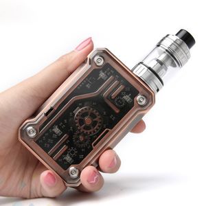 Vape Teslacigs Punk W Kit with H8 Tank Atomizer Ecig Colors Authentic Tesla strong ecigarette strong Fit Dual battery DHL Free