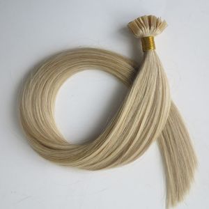 Extensões de cabelo pré-ligado Ponta plana Queratina cabelo humano 50g 50 Fios 18 20 22 24 polegadas M27613 produtos de cabelo Indiano brasileiro