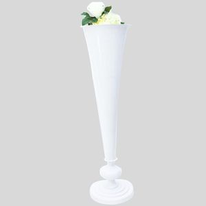 Suporte de flor de peça de metal branco branco para decoração de casamento decoração de mesa