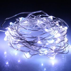 top popular AA Battery Power Operated LED Copper Silver Wire Fairy Lights String 2M 3M 5M Christmas Xmas Home Party Bike Decoration Seed Lamp Outdoor 2022