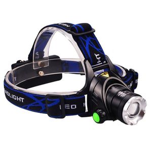 Wholesale 3000LM Cree XM-L T6 Led Headlamp Zoomable Headlight Waterproof Head Torch flashlight Head lamp Fishing Hunting Light