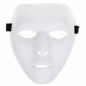 Máscara em branco Jabbawockeez Hip Hop Masca branca veneziana Carnaval Mardi Gras Máscaras para Balas de Halloween Bolas de Cosplay Festas Festivas