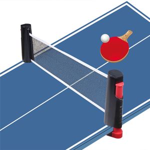Intrekbare Ping Pong Net Rack Vervanging Tafeltennetto en Post Set met opbergtas