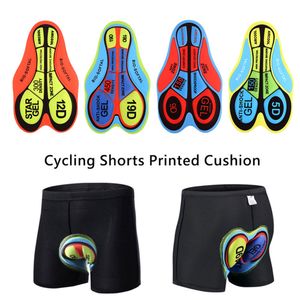 Imbottitura in gel di silice 5D Pantaloncini da ciclismo traspiranti Cuscino Bicicletta Mountain MTB Cuscino base da equitazione Biancheria intima da ciclismo all'aperto