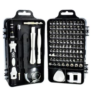 Drops 108 in 1 Screwdriver Set 다기능 컴퓨터 PC 휴대 전화 디지털 전자 장치 수리 핸드 툴 비트 3 색 무료