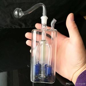 Accessori per bong narghilè a quattro artigli Bruciatore a olio unico Bong in vetro Tubi Tubi per l'acqua Tubi in vetro Impianti petroliferi Fumatori con contagocce