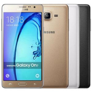 best selling Refurbished Original Samsung Galaxy On7 G6000 Dual SIM 5.5 inch Quad Core 1.5GB RAM 16GB ROM 13MP 4G LTE Mobile Phone DHL 10pcs