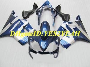 Мотоцикл обтекатель комплект для Honda CBR600F4I 04 05 06 07 CBR600 F4I 2004 2007 ABS голубой серебряный обтекатели набор + подарки HY76