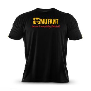 2019 varumärke män t-shirt fitness smal passform skjortor kortärmad bomull kläder mode fritid o-nacke mutant tryckt tee mx200509