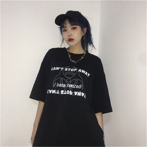2020 sommer neue Koreanische version von INS super feuer reflektierende lose kurzarm weibliche T-shirt Harajuku retro druck t-shirt