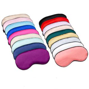 Silk Sleeping Eye Mask Travel Rest Relax Padded Eyeshade Cover Eye Patch Vision Care Sleep Masks Portable Blindfold LX9330