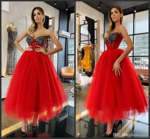 Ball Gown Sweetheart Formal Party Dresses Cocktailkleid Dresses Evening Wear 2019 New Red Sweet 16 Dresses Prom Gown Bridesmaid Dress