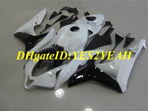 Kit carenatura moto per Honda CBR600RR 07 08 CBR 600RR F5 2007 2008 CBR600 ABS bianco nero Set carene + regali HX39