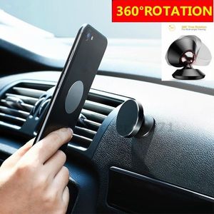 Universal 360 rotation alloy Air Vent Magnetic Holder Car Mount Dashboard Mount Stand Phone Holder for Smartphones car phone holders